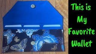 How Easy To Sew A Long Wallet With Multi Card Slots & Phone Holder/New Idea Wallet Sewing Tutorial