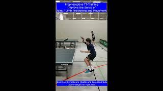 tabletennis balance training #tabletennistraining # pingpongtraining #shorts