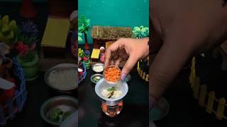 Mini Veg Pulao🫛#miniature #dollhouse#miniworld#dolls#ytshorts#shortsviral#shorts #mini#cooking