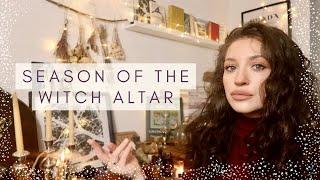 A FOLK WITCH'S SEASON OF THE WITCH ALTAR | MABON, AUTUMN EQUINOX, SAMHAIN, SPOOKY SEASON WITCHCRAFT