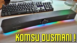 Çin'den RGB Oyuncu Hoparlörü Almak! BlitzWolf®BW-GS3 RGB Soundbar İnceleme