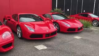 Ferrari & Porsche Clubs at Gosford Classic Car Museum!