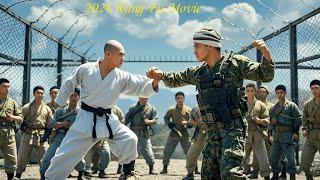 2024 Kung Fu Movie: Japanese samurai mocks Chinese; Shaolin kid jumps onto the ring and defeats him.