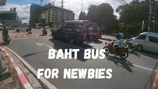 How to use the Baht bus in Pattaya and Jomtien for newbies.