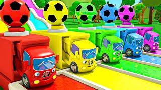 [ 1 HOUR LOOP ] Wheels On The Bus! Songs for Kids, SquareWheels TV Baby Nursery Rhymes & Kids Songs