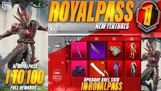 A1 Royal Pass 1 To 100 Rp Rewards | Upgraded Weapon Skins | New Features |PUBGM