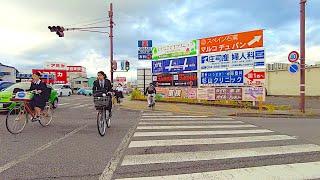 Walking in Japan Street | Japanese schoolgirls going to school in the morning