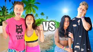 Couples Survival Challenge On A Deserted Island! *ft. Carter Sharer & Lizzy Capri*