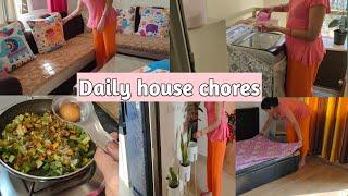 Indian housewife morning to night routine|| cooking, cleaning#cleaningvlog#relaxing vlog