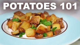 Potatoes 101: boiling, steaming, roasting, pan-frying