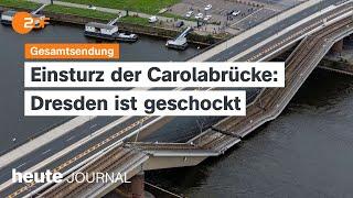 heute journal vom 11.09.2024 Einsturz der Carolabrücke, Generaldebatte im Bundestag