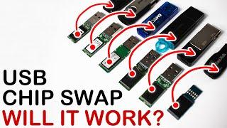 Swapping Memory Chips on USB Flash Drives - Does it work for data recovery?