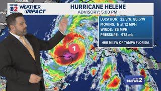 Hurricane Helene forecast for North Carolina