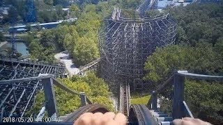 The 10 Coasters at Six Flags St Louis - On Ride POV