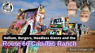 Headless Pharoahs and the Route 66 Cadillac Ranch. Let’s Go. Full Time Truck Camper Life.