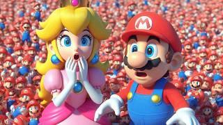 Mario & Peach's Epic Love Story: Birth of 9999 Tiny Marios!