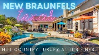 SOLD!! New Braunfels TX Luxury At It's Finest! Custom Home on 10 Acres with room for your toys!