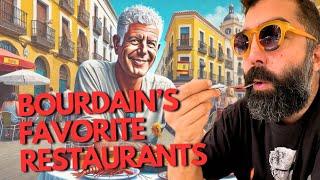 Eating At Anthony Bourdain's Favorite Restaurants In Barcelona