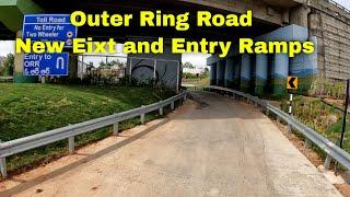 New Exit and Entry Ramps on Outer Ring Road at Narsingi | #hyderabad #outerringroad