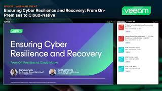 Ensuring Cyber Resilience and Recovery: From On-Premises to Cloud-Native