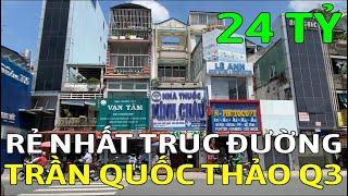 Bán nhà mặt tiền đường TRẦN QUỐC THẢO, P. Võ Thị Sáu, QUẬN 3 GIÁ RẺ - SK1238