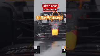 Like a boss max verstappen