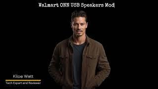 Walmart ONN USB speakers mod