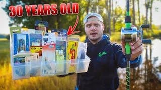 Fishing w/ My Grandad's 30 YEAR OLD Fishing Gear (Surprising!)