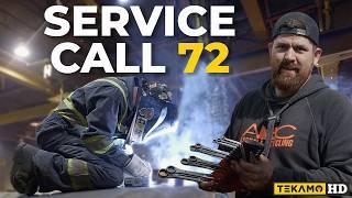 Putting An Engine Back In An Old Skidder and Fabricating a 40 Yard Bucket - Service Call #72