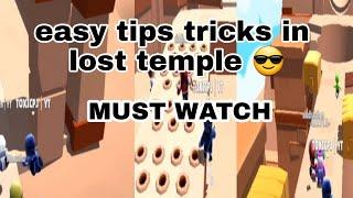 easy tips and tricks in lost temple | STUMBLE GUYS | TOXIC PJ YT