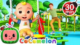 JJ and Daddy Playground Fun | Cocomelon | Kids Cartoons & Nursery Rhymes | Moonbug Kids