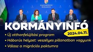 Kormányinfó (2024. április 11.)