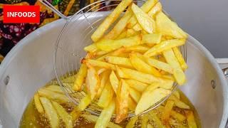 How to Make Perfect Crispy Fries | How to Cook Fries | French Fries Recipe | Infoods