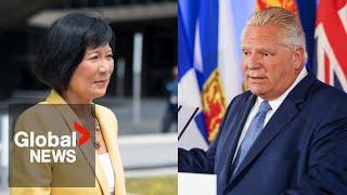 Are new Toronto mayor Olivia Chow and Doug Ford already butting heads?