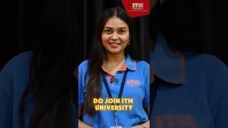 ️ "More than a course, it's been a calling." Tanya Gupta, Student DJMC, ITM University Gwalior.