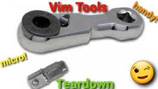 VIM Tools DD2 1/4" Mini Ratchet Double Square Drive Teardown