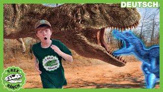 Dinosaurier-Unsichtbarkeits-Umhang & Dino-Hologramm | T-Rex Ranch - Dinosaurier für Kinder