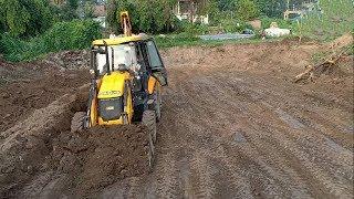 JCB BACKHOE OPERATOR-Near to FINISH TASK of SWIMMING Pool