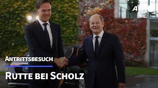 Scholz empfängt Nato-Generalsekretär Rutte zu Antrittsbesuch | AFP