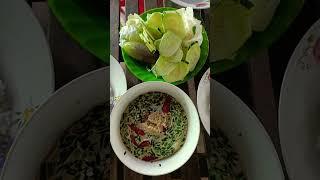 Food for Dinner is Steamed Prahok Khmer Today In Cambodia