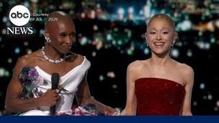 Cynthia Erivo and Ariana Grande’s showstopping Oscars opening performance