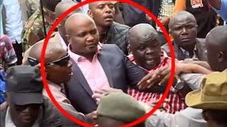 DRAMA IN MURANGA AS ANGRY KIKUYU REJECTS AND HECKLES AT MOSES KURIA IN BURIAL!!!