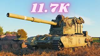 FV4005 Stage II 11.7K Damage 7 Kills & FV4005 - 10K & FV4005 - 11K dmg  World of Tanks #wot