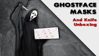 Ghostface Masks & Knife Unboxing