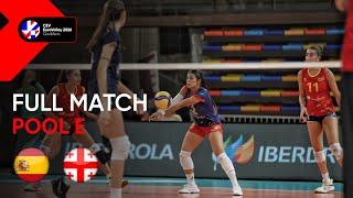 Full Match | Spain vs. Georgia - CEV EuroVolley 2026 | Qualification Phase W | Pool E