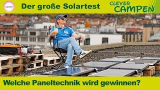 Der große Solarpanel-Test - Welche Technik funktioniert am besten? - Clever Campen - Test