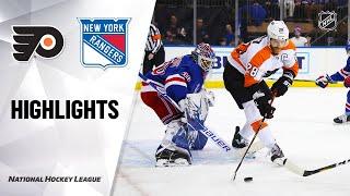 NHL Highlights | Flyers @ Rangers 3/1/20