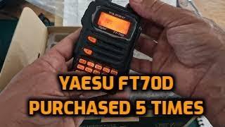 YAESU FT70D - Purchased 5 Times - Why ??