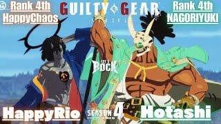 GGSTRank 4th HappyChaos / ケイオス [ HappyRio ] vs Rank 4th NAGORIYUKI / 名残雪 [ Hotashi ] Guilty Gear