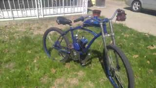 Custom race chopper motorized bicycle BE-80 MotoredLife